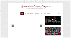 Desktop Screenshot of lauriemacgregor.com